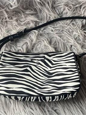 Michael Kors Zebra jet set charm coach purse NWT